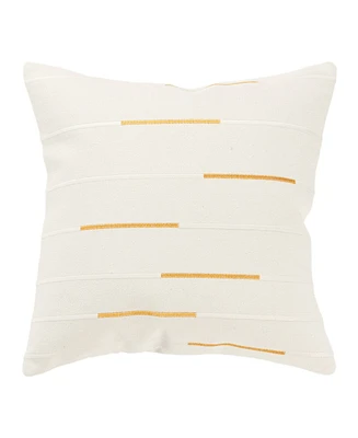 Rizzy Home Glam Striped Woven Decorative Pillow