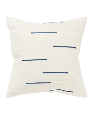 Rizzy Home Glam Striped Woven Decorative Pillow