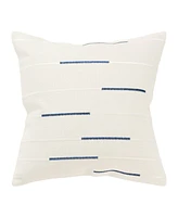 Rizzy Home Glam Striped Woven Decorative Pillow