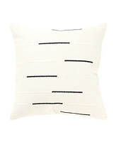 Rizzy Home Glam Striped Woven Decorative Pillow