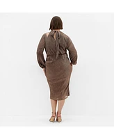 City Chic Plus Jaylee Mesh Dress