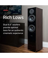 Fluance Elite High Definition Surround Sound Home Theater 5.0 Channel Speaker System including Floorstanding Towers, Center and Rear