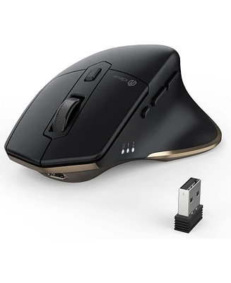 Bluetooth Mouse MD172, Wireless Mouse Rechargeable Multi-Device, Usb C Mouse with 5 Adjustable 2400DPI