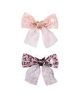My Melody & Kuromi 2-Piece Hair Clip Bows