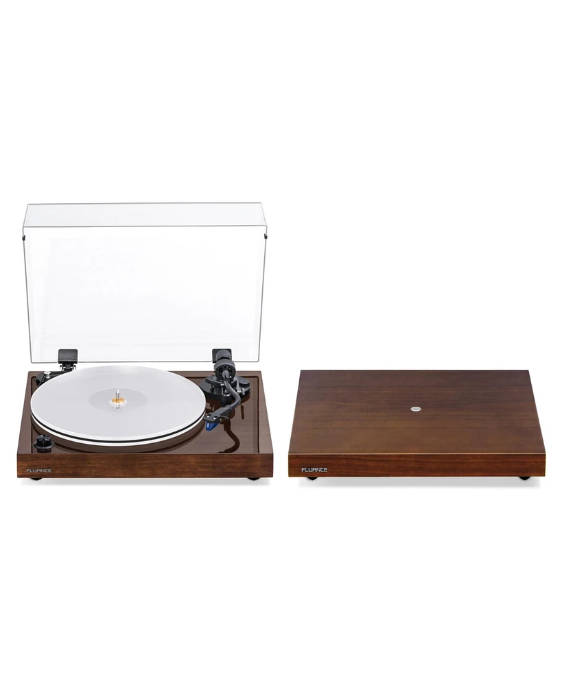 Fluance RT85 Reference High Fidelity Vinyl Turntable Record Player with Ortofon 2M Blue Elliptical Cartridge And Anti-Vibration Wood Isolation Base