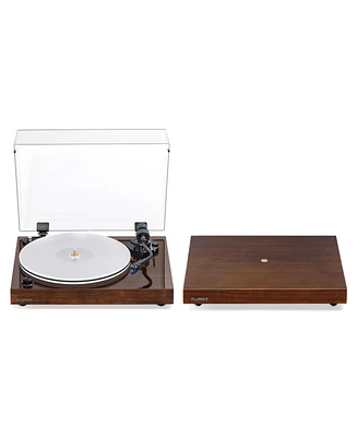 Fluance RT85 Reference High Fidelity Vinyl Turntable Record Player with Ortofon 2M Blue Elliptical Cartridge And Anti-Vibration Wood Isolation Base