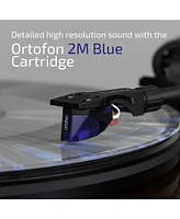 Fluance RT85 Reference High Fidelity Vinyl Turntable Record Player with Ortofon 2M Blue Elliptical Cartridge And Anti-Vibration Wood Isolation Base