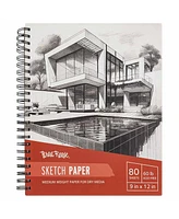 Spiral-Bound Paper Pad: Sketch