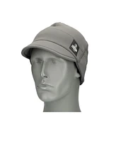 RefrigiWear Men's Beanie with Visor - Stretch Nylon/Spandex Shell, Fleece-Lined Winter Hat