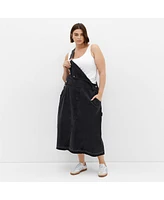 City Chic Plus Pinafore Midi Dress
