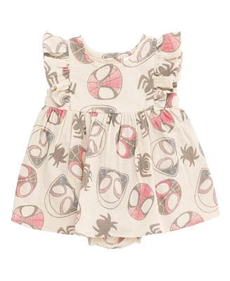 Spidey and His Amazing Friends Baby Girls Cotton Gauze Matching Family Dress