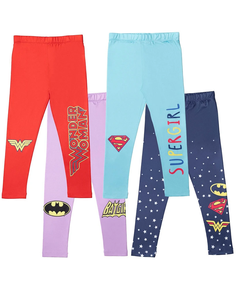 Justice League Girls 4 Pack Pants