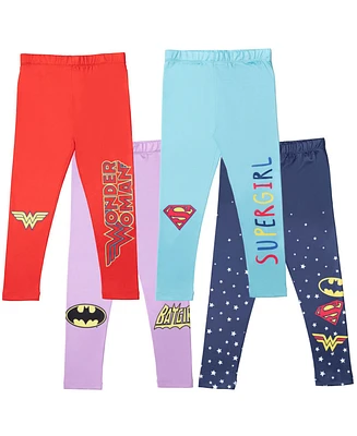 Justice League Girls 4 Pack Pants