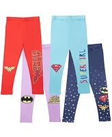 Justice League Girls 4 Pack Pants