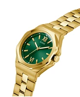 Guess Men's Analog Gold-Tone Stainless Steel Watch, 42mm