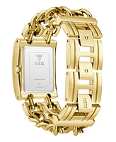 Guess Women's Analog Gold-Tone Stainless Steel Watch, 28mm
