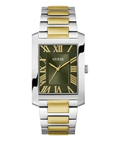 Guess Men's Analog Two-Tone Stainless-Steel Watch, 34mm