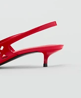 Mango Women's Die-Cut Kitten Shoes