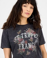 And Now This Petite St Tropez Graphic T-Shirt, Exclusively at Macy's