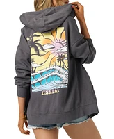 O'Neill Juniors' Byron Cotton-Blend Fleece Zip Hoodie