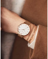 Vincero Men's Chain Link Bracelet – 14K Rose Gold Plated Stainless Steel