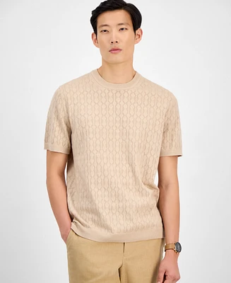 Alfani Men's Textured Sweater T-Shirt, Exclusively at Macy's