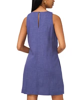 Msk Women's Mini Sleeveless Shift Dress
