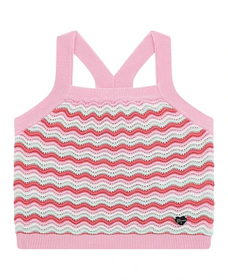 Guess Big Girls Colorful Crochet Tank Top