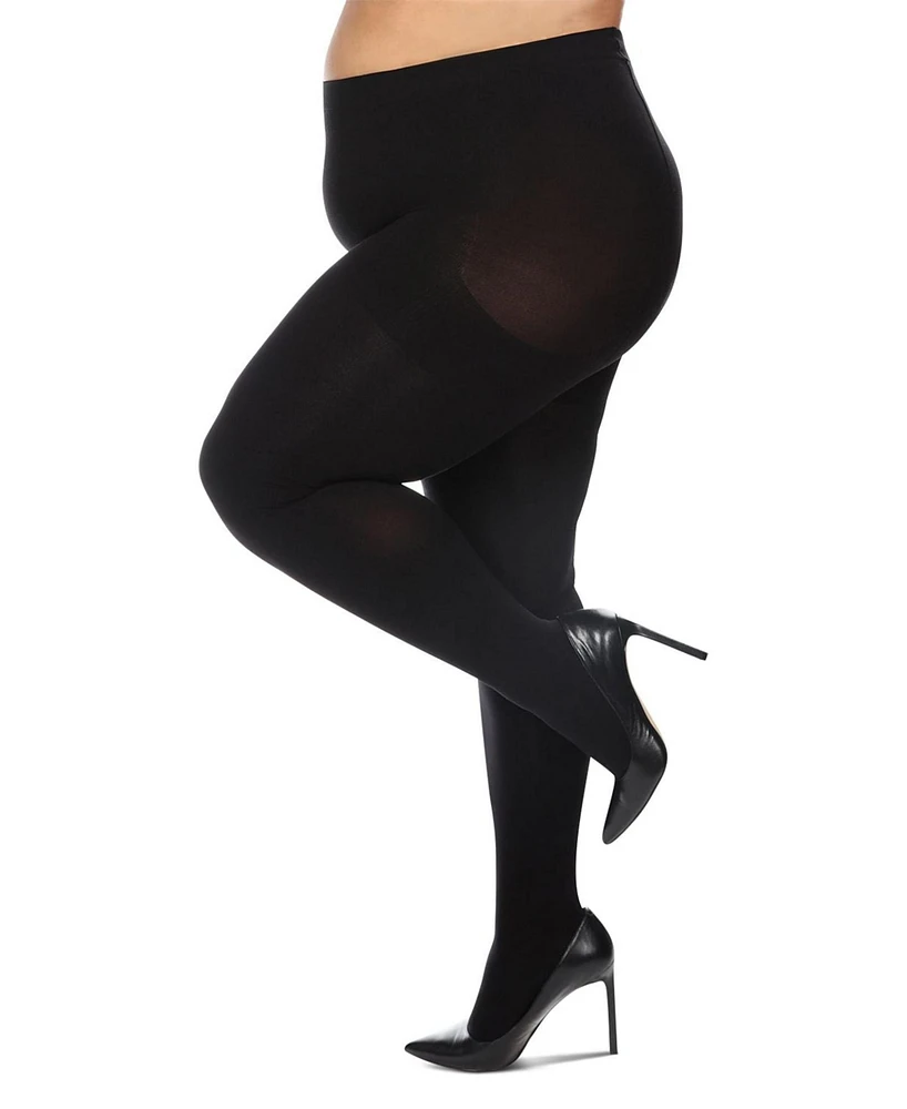 MeMoi Women's FirmFit Opaque 90 Denier Control Top Tights Mm-2892