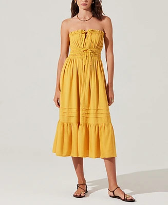Astr the Label Women's Aubrie Strapless Midi Dress