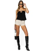 Edikted Women's Terra Cargo Micro Shorts