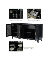 Comtemporary Alexis 58"Wide Sideboard
