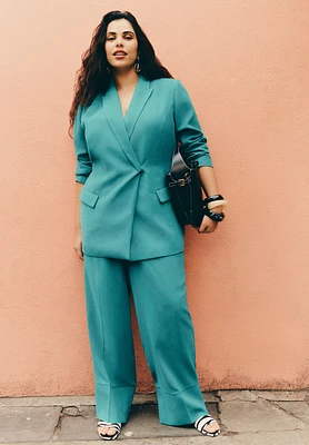 Eloquii Plus Tall Cuff Trouser