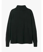Celtic & Co. Women's Geelong Wool Slouch Turtleneck Sweater
