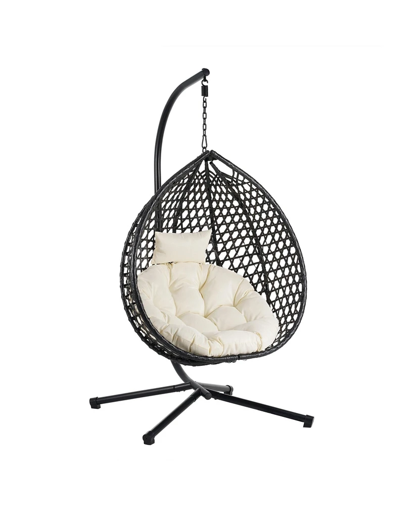 Mondawe Versatile Hanging Egg Chair for Indoor and Outdoor Use