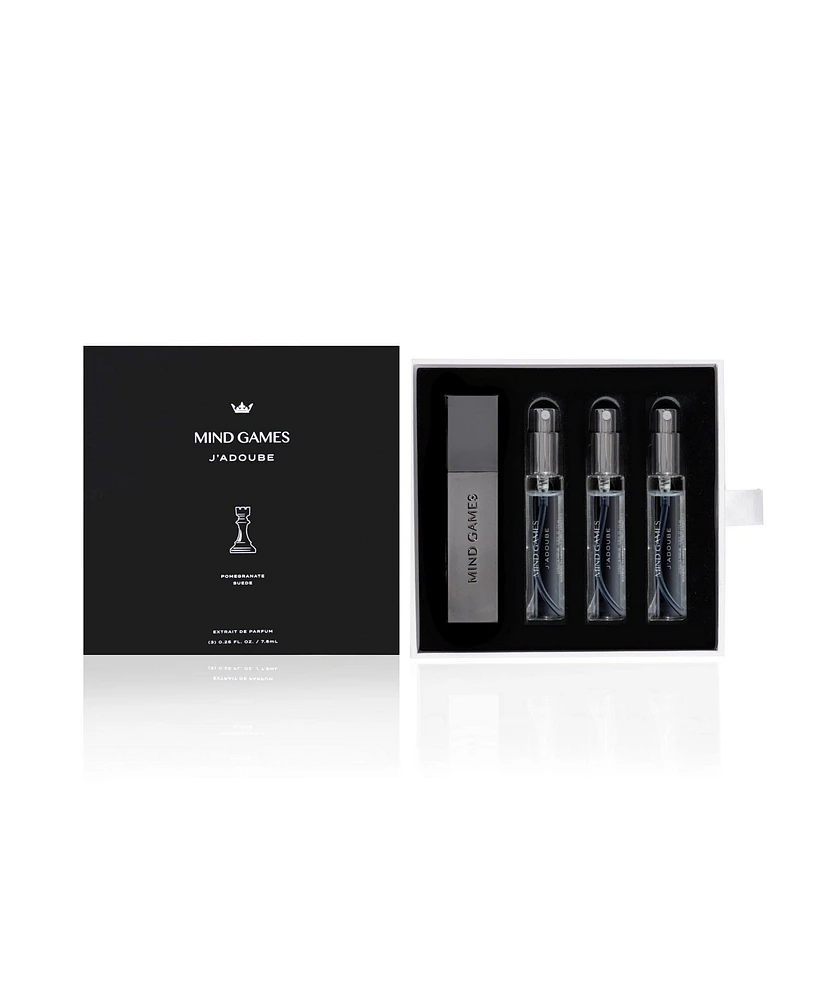 Mind Games J'adoube Travel Trio - Luxury Fragrance for Women & Men - Mini Perfume Set for Travel
