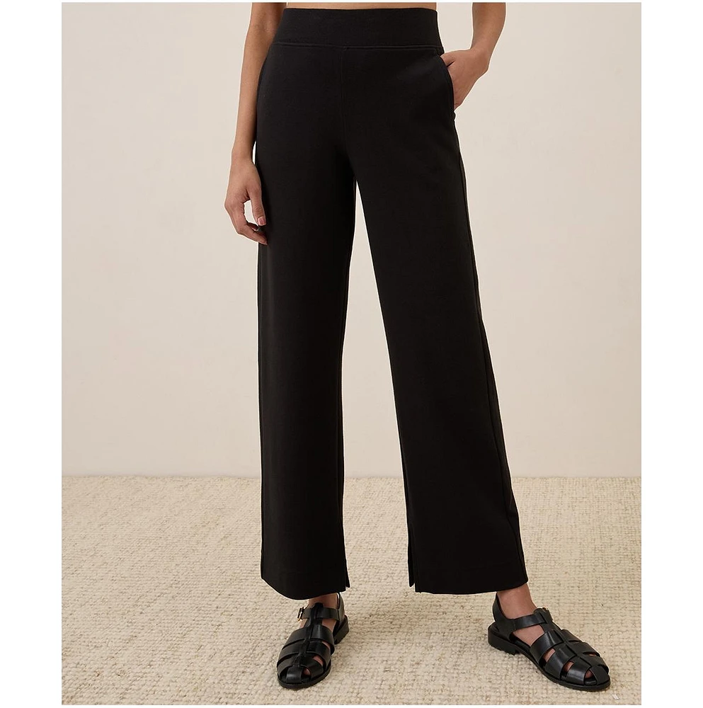 Pact Women's Organic Cotton Airplane Wide Leg Pant - 29" Inseam