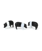 1/64th 25 pack of Black & White Pigs
