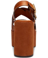 Coach Women's Archival Buckle Platform Sandals