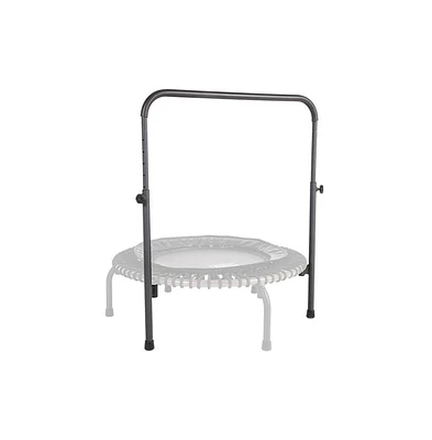JumpSport Handle Bar Accessory for Arched Leg Fitness Trampolines | Black | Adjustable Height Settings | Trampoline Not Included