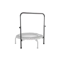 JumpSport Handle Bar Accessory for Arched Leg Fitness Trampolines | Black | Adjustable Height Settings | Trampoline Not Included