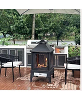 Mondawe Outdoor Heating Furnace For Backyard Fire Pit