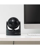 Iris Usa Woozoo Fan, Small Oscillating Desk Fan, Table Air Circulator, 3 Speeds, 32ft Max Air Distance, Mini Fan 8 Inches, 112° Adjustable Tilt,