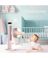 Antarctic Star Tower Fan Portable Electric Oscillating Quiet Cooling Remote Control Standing Bladeless Floor Fans 3 Speeds Wind Modes Timer Bedroo