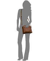 Patricia Nash Ithaca Small Leather Crossbody Bag
