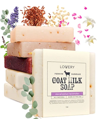Lovery 6-Pc. Goat Milk Soap Bars Set