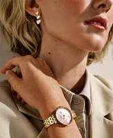 Skagen Women's Anita Lille Quartz Three-Hand Gold Stainless Steel Watch, 30mm