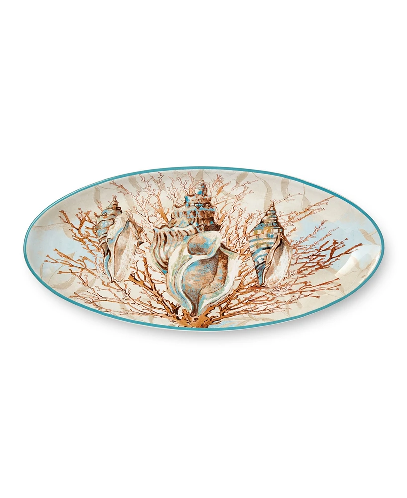 Certified International Escape to the Sea Fish Platter