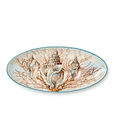 Certified International Escape to the Sea Fish Platter