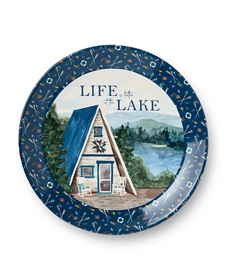 Certified International Wake At The Lake Round Platter